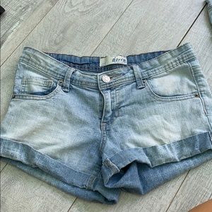 Denim shorts